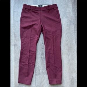 J. Crew Minnie Pant in Wine Size 2
